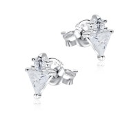 Beautiful Designed with CZ Stone Silver Ear Stud STS-5131